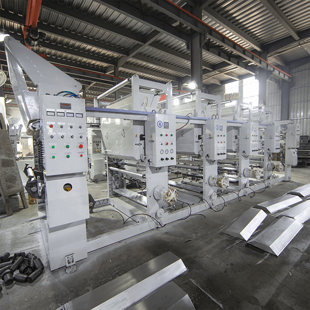 Máquina de impresión de huecograbado tipo eje ASY-B para película plástica en 70 Mpm