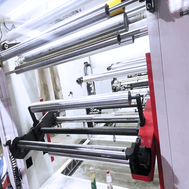 GWASY-B2 Máquina de impresión de huecograbado de película plástica de velocidad media con control de computadora y sistema de 3 motores en 140 mpm