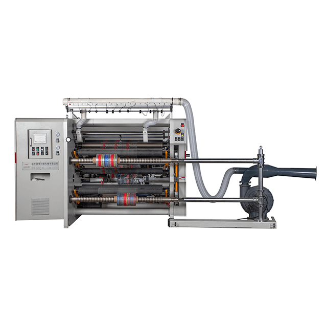 Máquina cortadora y rebobinadora de película con control PLC 2022 en 400 m/min