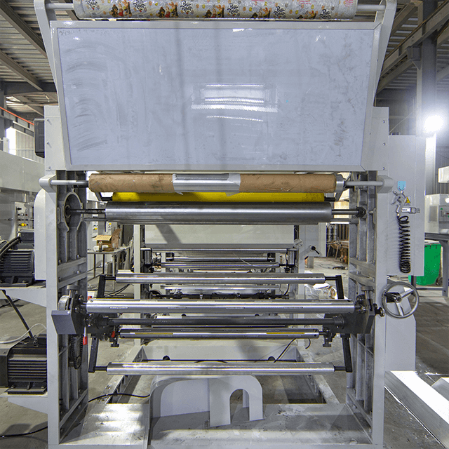 Máquina de impresión de huecograbado tipo eje ASY-B para película plástica en 70 Mpm
