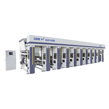 Gwasy-B1 Máquina de impresión de huecograbado de 8 colores con sistema de 3 motores para película en 160 m/min